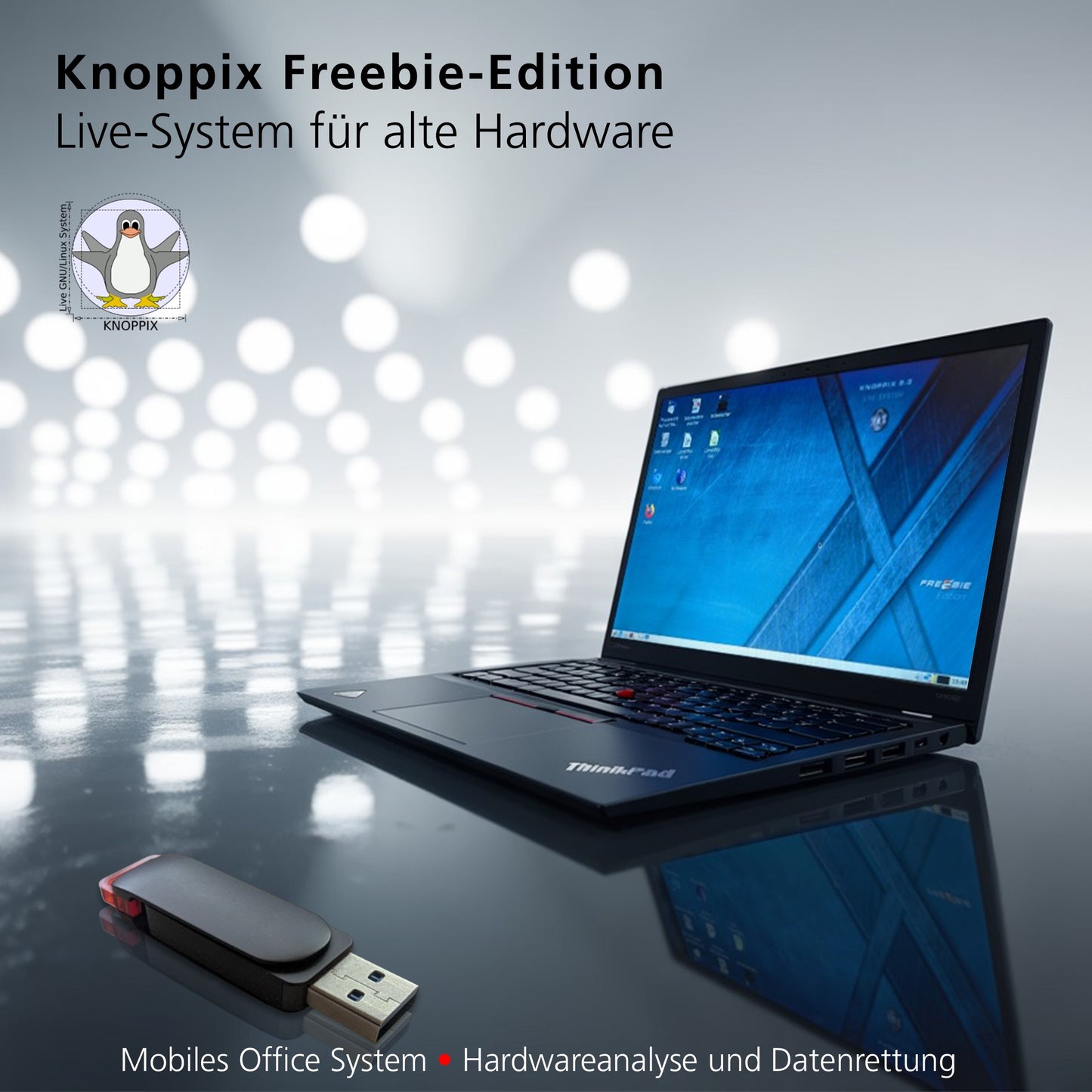Knoppix Freebie-Edition als Live-System