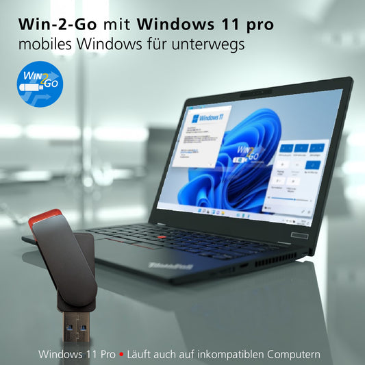 Windows 11 Professional als mobile Windows-To-Go Version 25H2